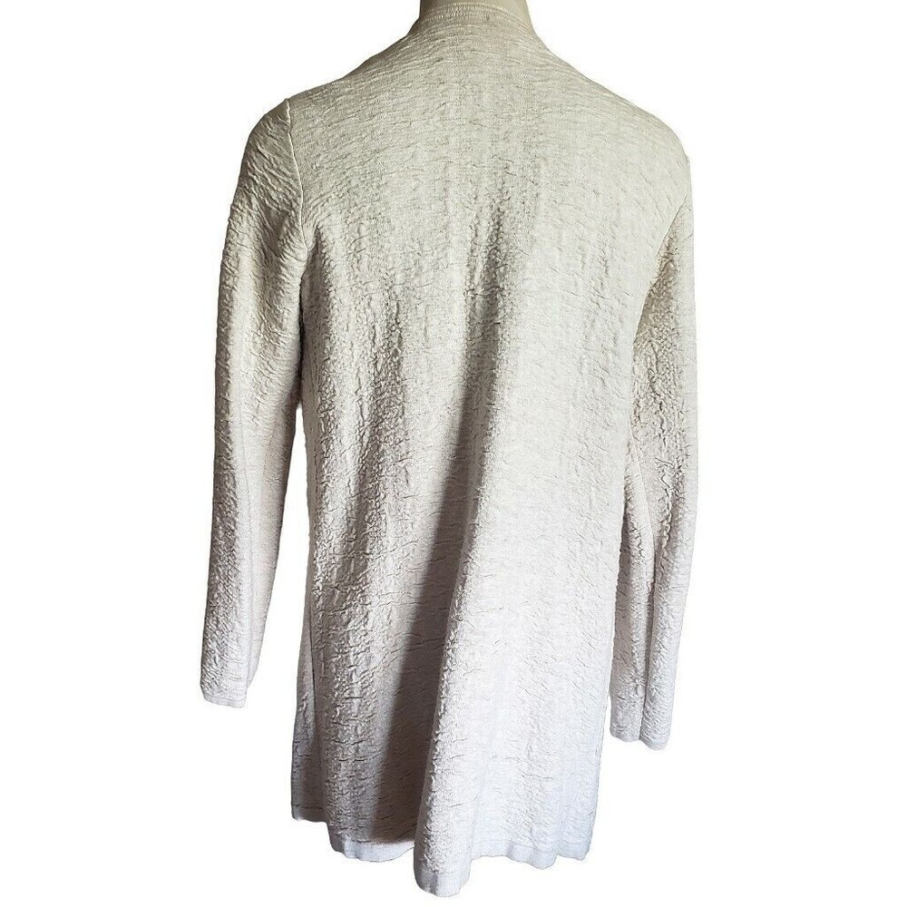 J. Jill Pure Cardigan Off White Women’s XS Lagenlook Comfy Minimalisic Sweater - Picture 4 of 16